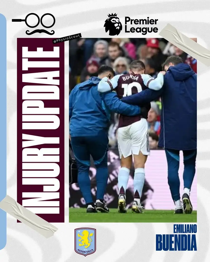 Emiliano Buendía limps off vs Man City with foot injury; seen on crutches and in a protective boot