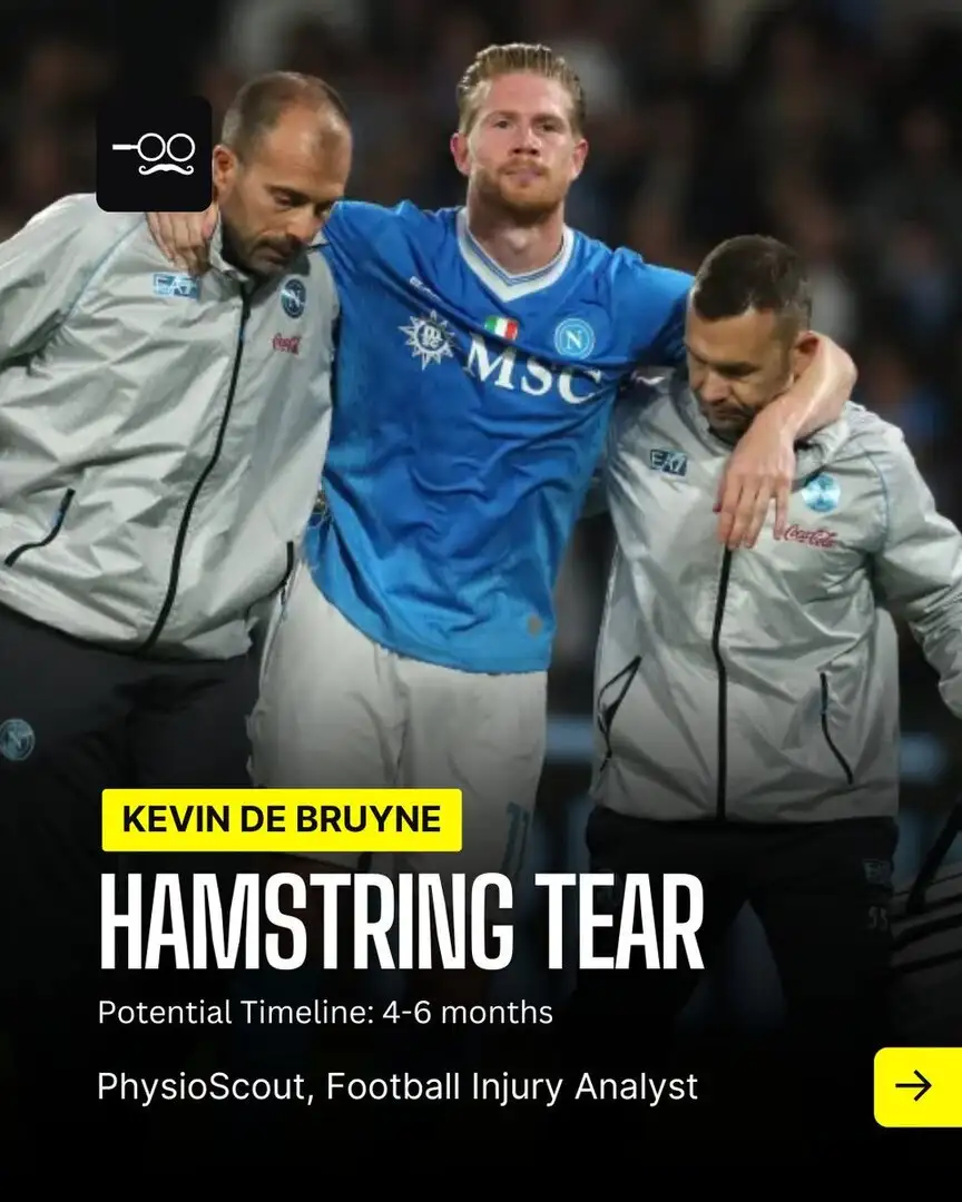 Kevin De Bruyne faces suspected grade 3 hamstring tear — nightmare blow for Man City