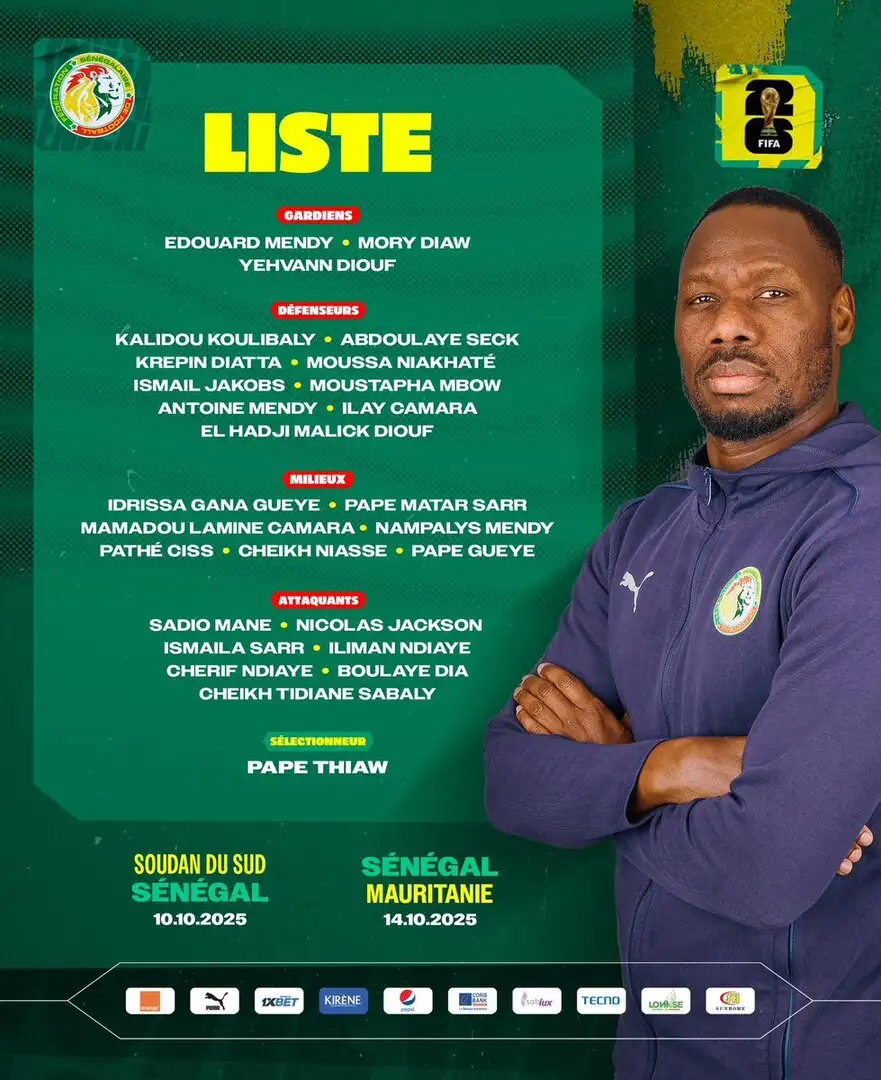 Nicolas Jackson receives Senegal call-up for clashes vs South Sudan and Mauritania