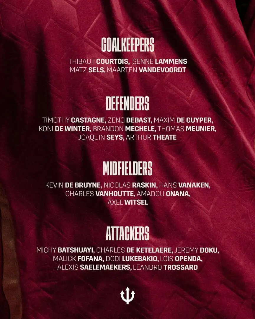 OFFICIAL: Thibaut Courtois recalled by Belgium for upcoming World Cup qualifiers