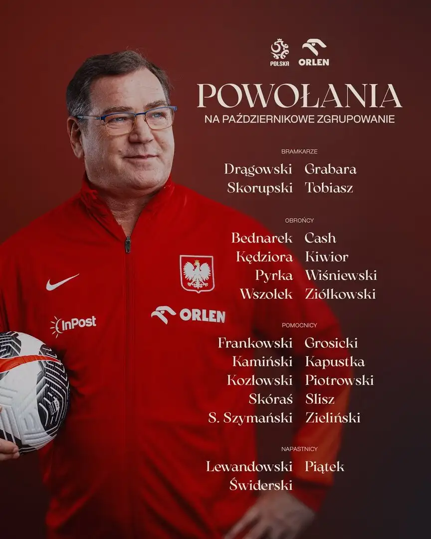 Lewandowski named in Poland squad for World Cup Qualifiers as Bardghji earns first Sweden call-up