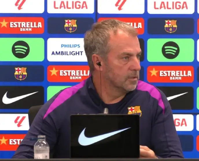 Hansi Flick doubles down on Barça’s pressing creed: the high line lives only with real ball pressure