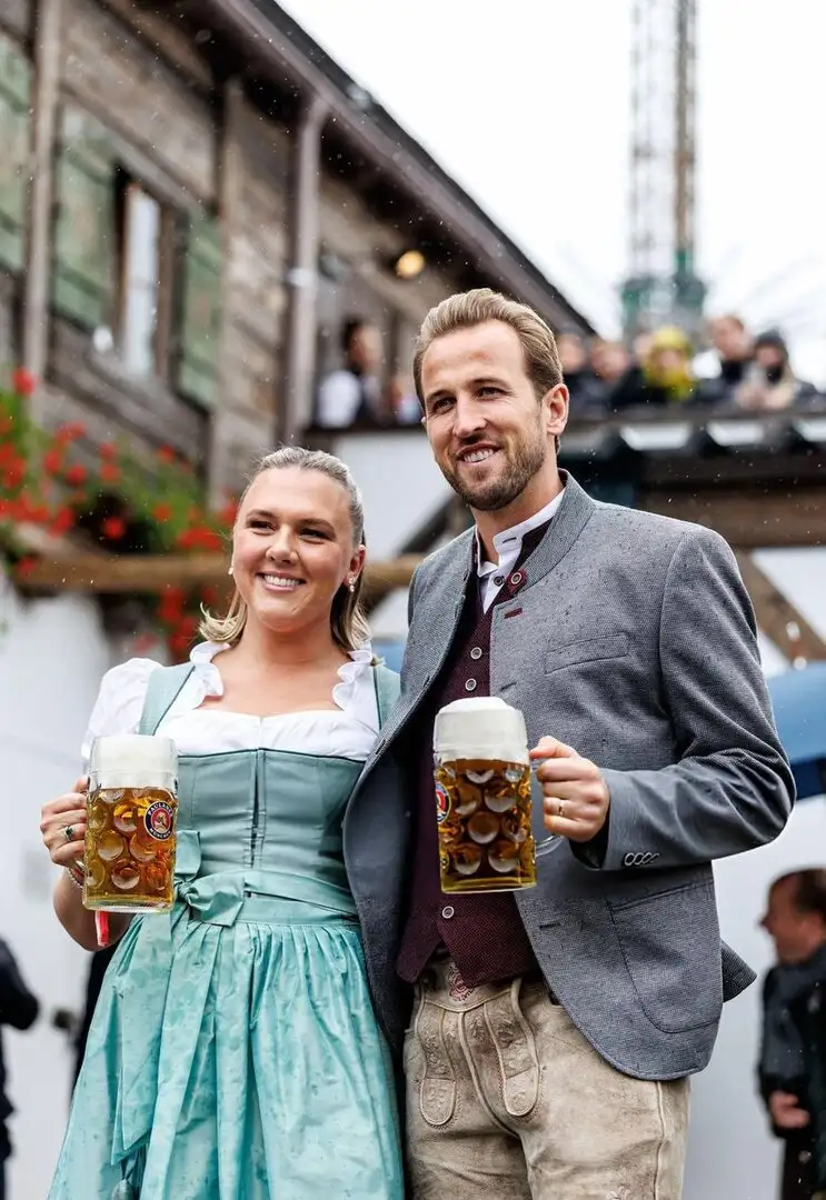 Harry Kane and wife Kate light up Oktoberfest as Bayern star embraces Munich life