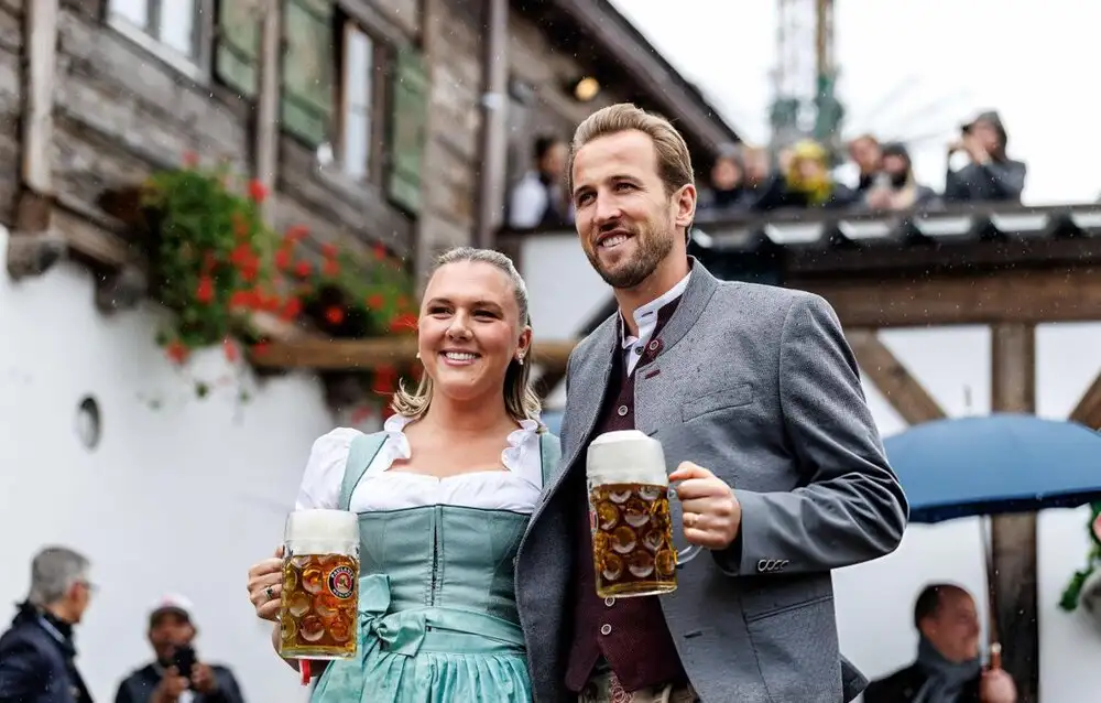 Harry Kane and wife Kate light up Oktoberfest as Bayern star embraces Munich life