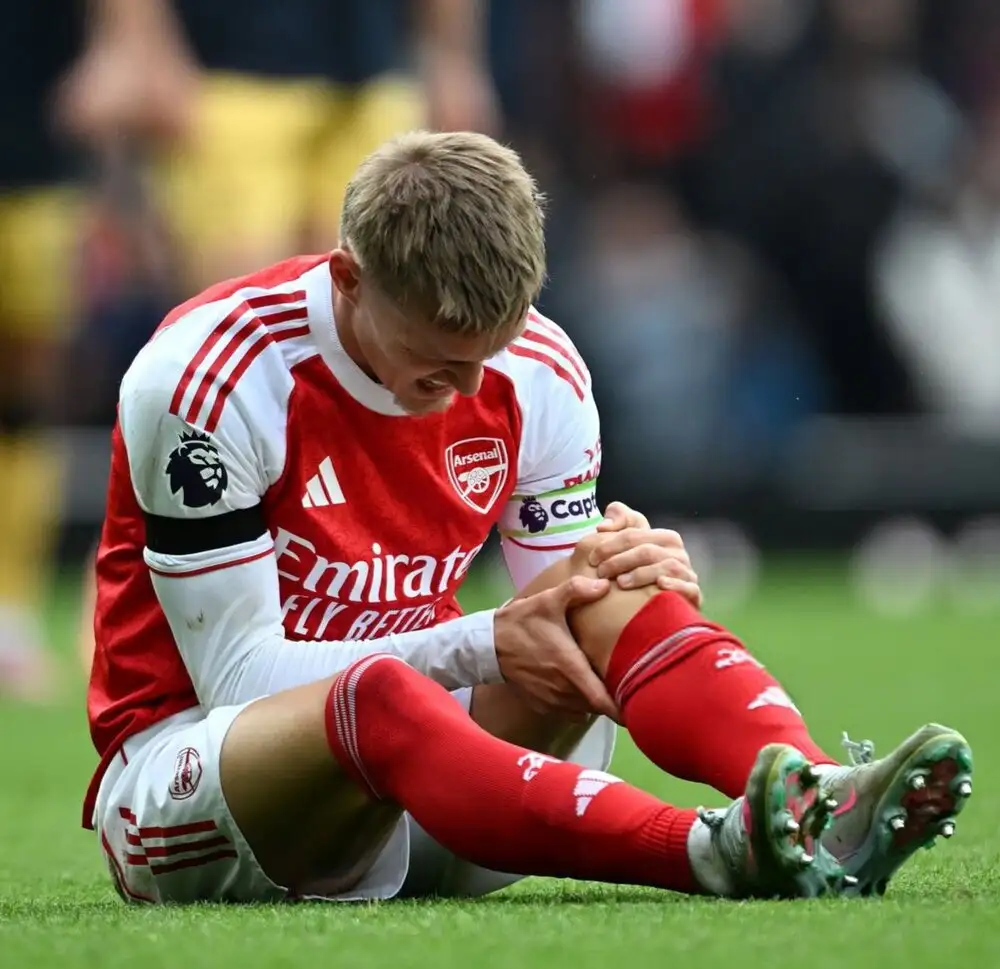 Rival delight as Martin Ødegaard suffers MCL sprain — Arsenal’s fulcrum faces a long road back