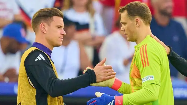 Völler backs ter Stegen for 2026 as Germany’s No.1, while praising Baumann’s standout form