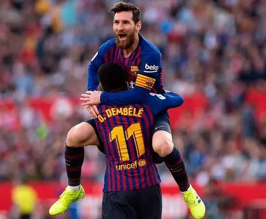 Dembélé’s playful reveal: his wife saved a Messi–Dembélé goal photo on her phone