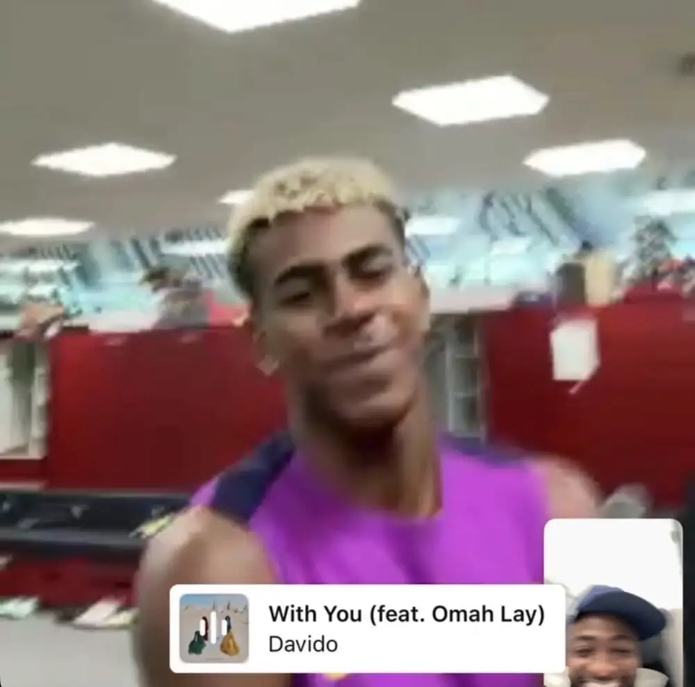 Lamine Yamal’s FaceTime with Afrobeats star Davido ignites Nigeria–Barça buzz