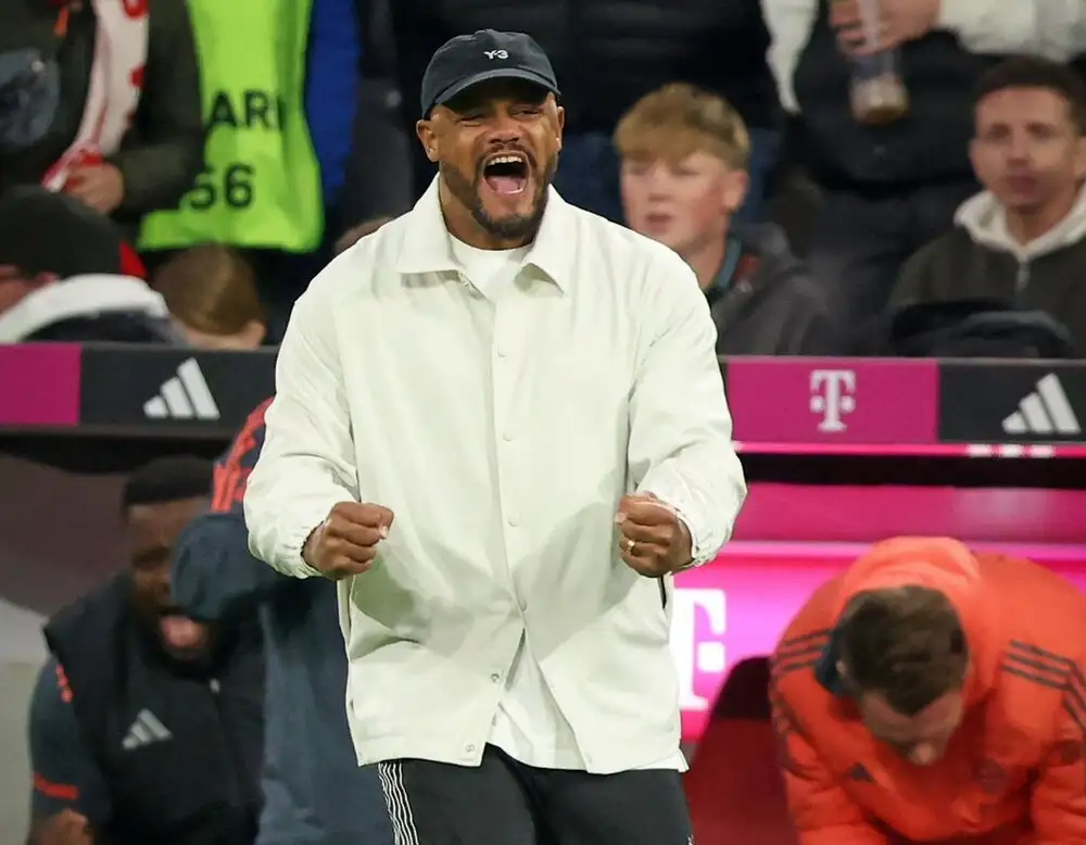 Vincent Kompany praises Bayern’s ‘almost perfect’ first half in Klassiker against Dortmund
