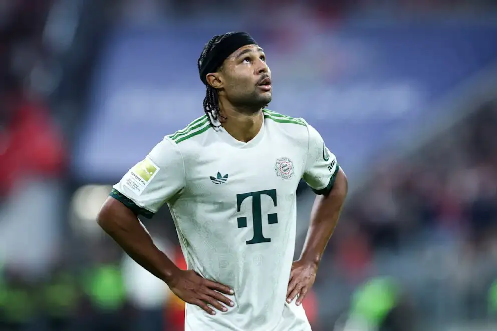 Rival view: Gnabry’s ‘minor’ adductor injury looks bigger — Brugge clash in real doubt