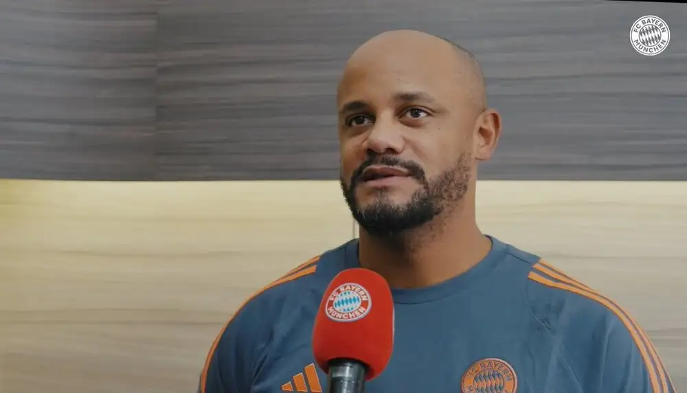 Kompany on new Bayern deal: happy, but fully focused on beating Club Brugge