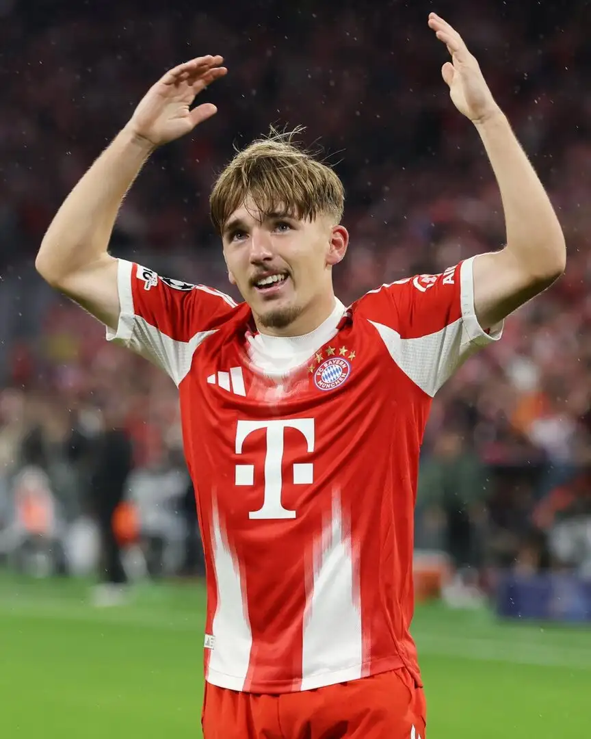 Lennart Karl, 17, becomes Bayern’s youngest UCL scorer: “I must earn minutes before dreaming of Germany”