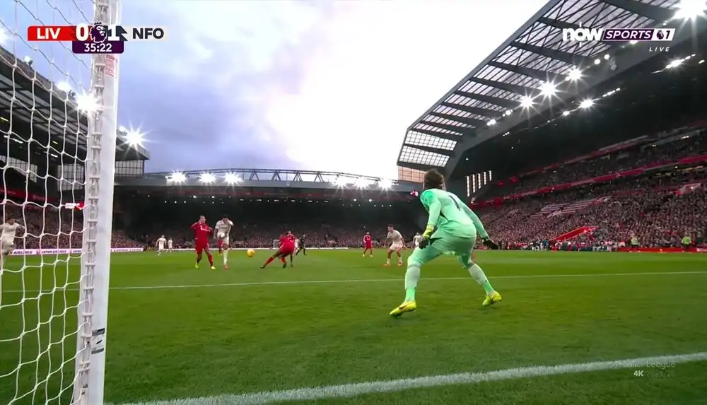 VAR chalks off Nottingham Forest’s second vs Liverpool for handball - and it was the correct call