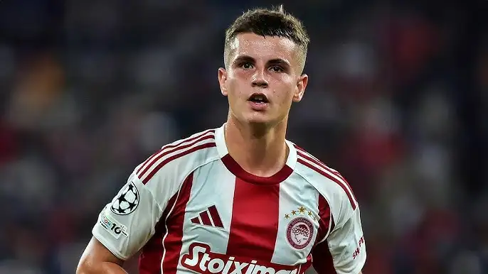 Manchester United move for Olympiacos wonderkid Christos Mouzakitis gathers pace