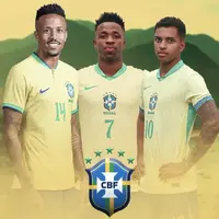 Ancelotti names Vini Jr, Rodrygo and Militão in Real Madrid squad photo