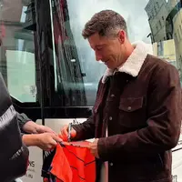 Robert Lewandowski links up with Poland for the international break photo