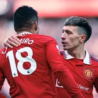 Lisandro Martínez back in Man United training, but Brighton/Forest return looks premature photo