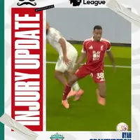 Ryan Gravenberch suffers suspected lateral ankle sprain vs Man United — long layoff looming for Liverpool photo