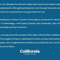 California Forever appoints Jim Wunderman as Head of Public Affairs photo