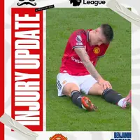 Benjamin Šeško limps off vs Spurs with left knee issue - rivals sense United setback photo