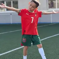 Fede Valverde’s son wears Cristiano Ronaldo kit - a Madridista legacy moment photo