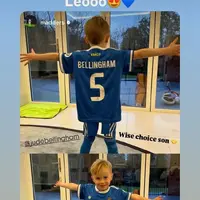 Maddison’s son wears Bellingham’s kit - a wholesome moment bridging Spurs and Real Madrid photo