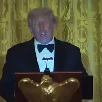 Cristiano Ronaldo greets President Trump in Washington as part of Saudi delegation photo