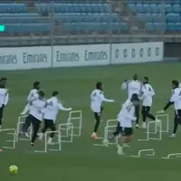 Real Madrid face full backline wipeout before match as Mendy, Alaba, Carvajal sit out final training photo