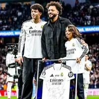 Marcelo rules out management, admits he gets nervous watching Madrid with his kids photo