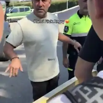 Hansi Flick confronts overzealous fans at Barcelona’s training base, urges respect for security