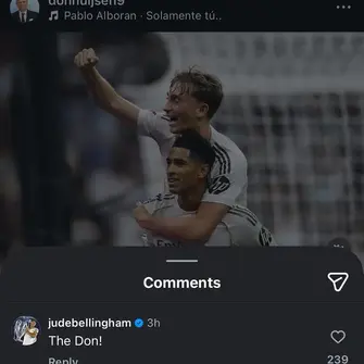 Jude Bellingham shares light moment with Dean Huijsen’s father amid El Clásico buzz