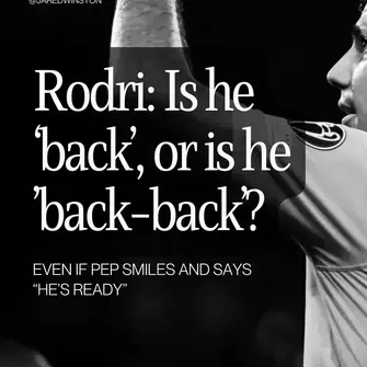 Rodri setback: Post‑ACL and hamstring caution forces Man City into the long game