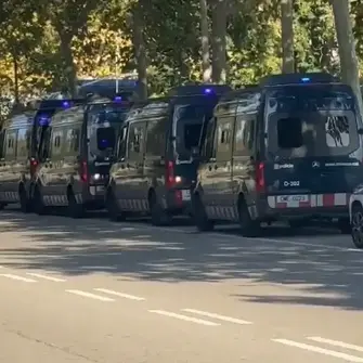 Heavy Security Ring at Montjuïc Ahead of Team Arrivals