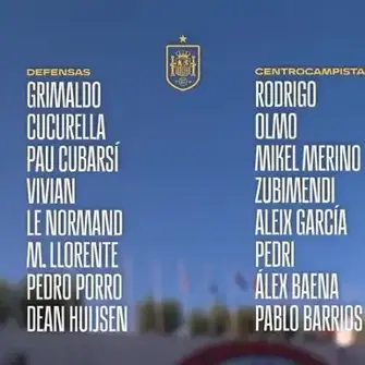 Spain call up Barça core: Lamine Yamal, Pau Cubarsí, Pedri, Ferran Torres and Dani Olmo