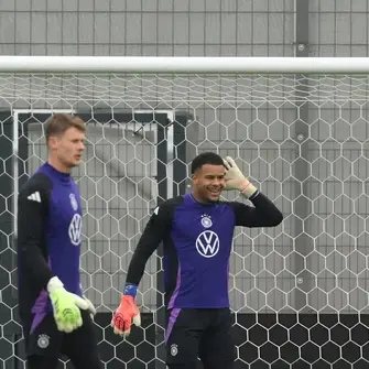 Noah Atubolu makes first senior Germany training appearance amid goalkeeper chatter