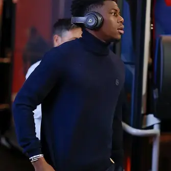 Aurélien Tchouaméni arrives as Real Madrid confirm blue third kit for Olympiacos clash