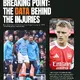 Winter Squeeze: Fixture Congestion Triggers Injury Spike; Arsenal Trio in Focus