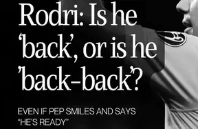 Rodri setback: Post‑ACL and hamstring caution forces Man City into the long game photo