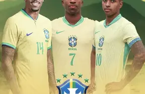 Ancelotti names Vini Jr, Rodrygo and Militão in Real Madrid squad photo