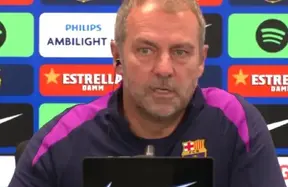 Hansi Flick sets gritty tone before Sevilla test: ‘We need to work hard’ photo