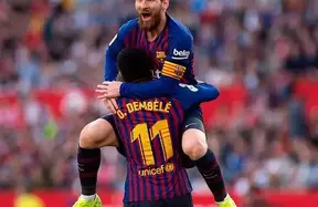 Dembélé’s playful reveal: his wife saved a Messi–Dembélé goal photo on her phone photo