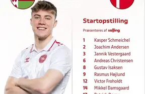 Official: Andreas Christensen starts for Denmark vs Belarus photo