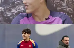 Pau Cubarsí opens up on first meeting with Xavi: from nerves to Barcelona fast-track photo