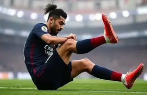 Achraf Hakimi suspected ankle syndesmosis blow: PSG brace for a long absence photo