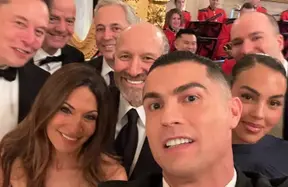 Cristiano Ronaldo's White House selfie with Elon Musk and Gianni Infantino lights up the internet photo