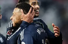 Mbappé and Bellingham show pure class - consoling Jaime González after the third goal photo