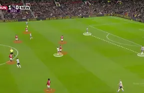 For Amorim and Manchester United: raise ball pressure after a passive mid-block vs Newcastle photo