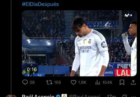 Marco Asensio answers Alavés hostility with an ice-cold line: "Great match. 3+"